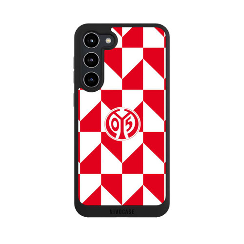 Samsung Galaxy S23+ NIVOpure Mainz 05-Rotes Muster