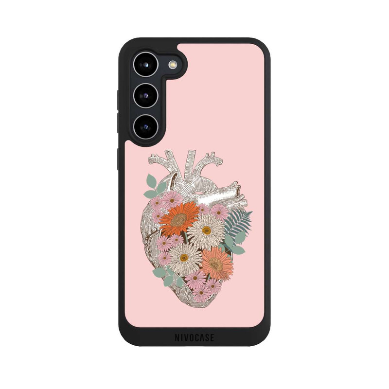 Galaxy S23 + NIVOpure Florales Vintage-Herz
