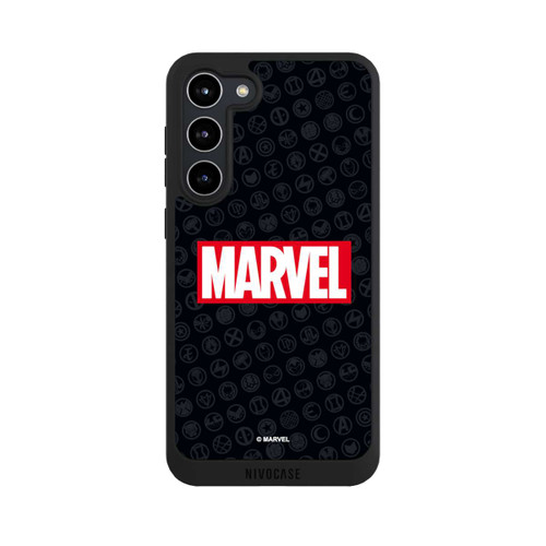 Samsung Galaxy S23+ NIVOpure Marvel Logo Black Red 
