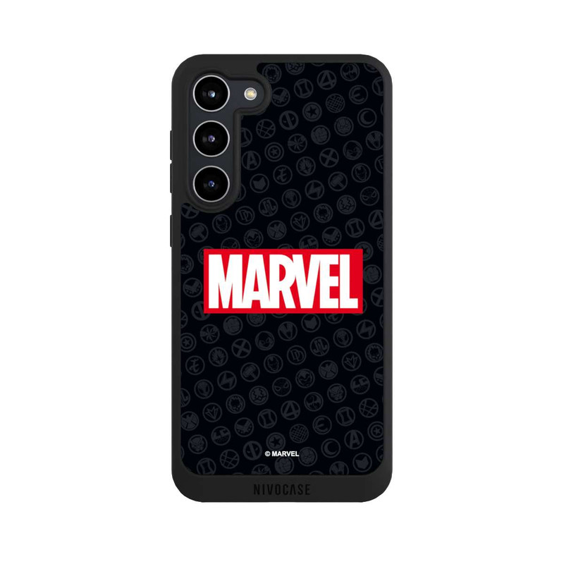 Galaxy S23 + NIVOpure Marvel Logo Black Red 