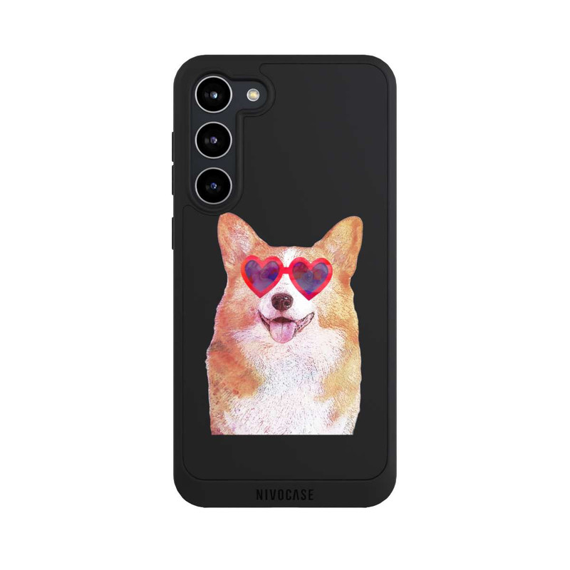 Galaxy S23 + NIVOpure Niedlicher Corgi Transparent