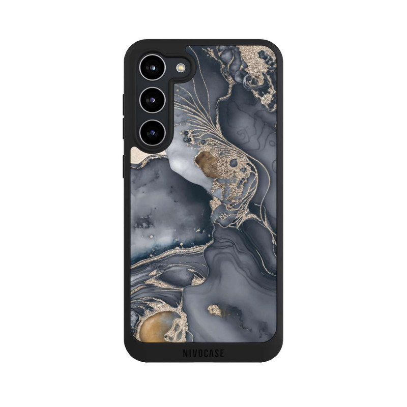 Galaxy S23 + NIVOpure Alcohol Ink Gold Grey