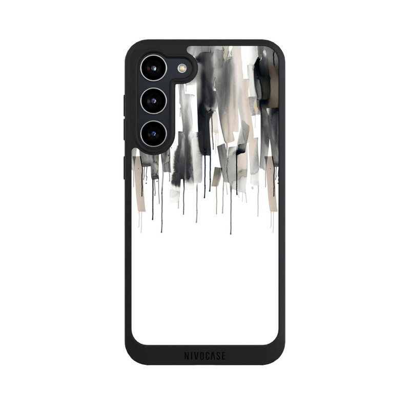 Galaxy S23 + NIVOpure Watery Stripes Japandi Black