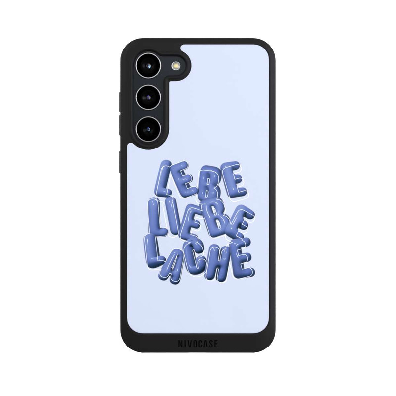 Galaxy S23 + NIVOpure Lebe Liebe Lache Blue