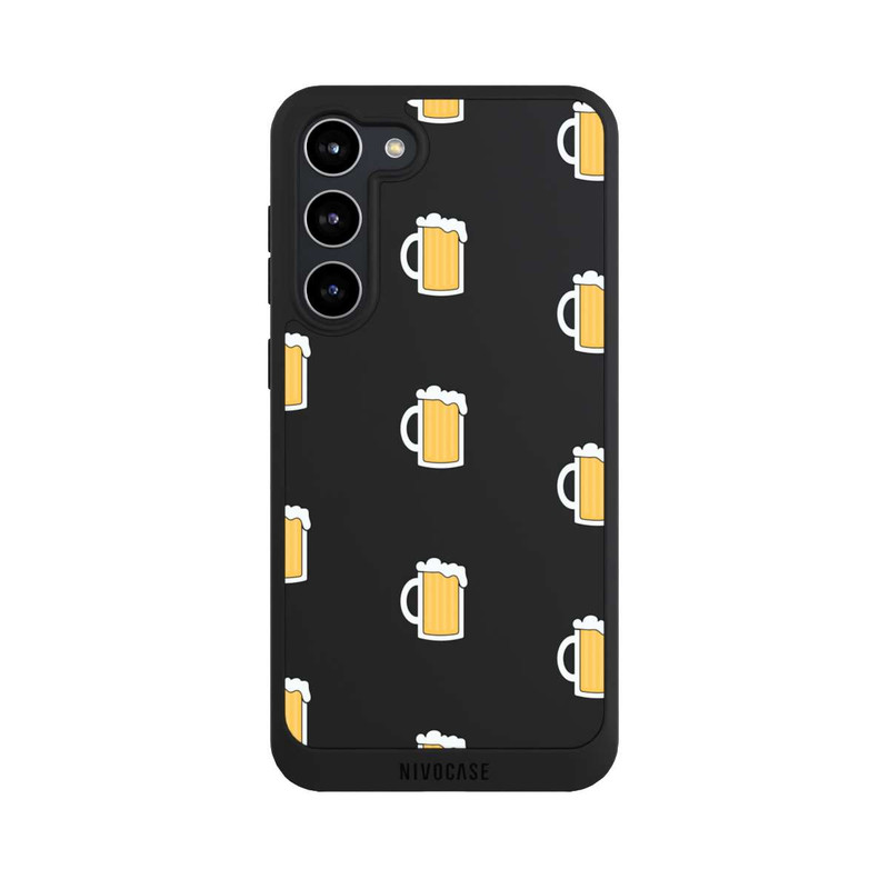 Galaxy S23 + NIVOpure Bierglas Pattern Illustration