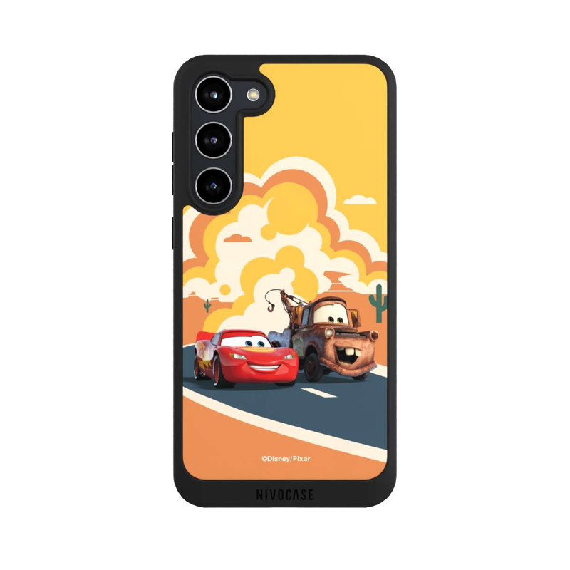 Galaxy S23 + NIVOpure Disney Cars Lightning McQueen Und Hook on the Road
