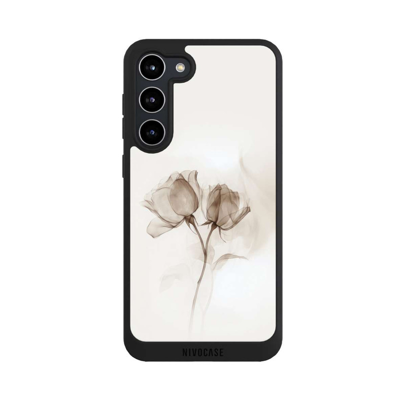 Galaxy S23 + NIVOpure Braune Rose Blume Nebel