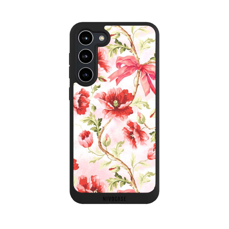 Galaxy S23 + NIVOpure Poppies Pattern Pink