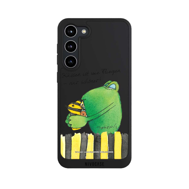 Galaxy S23 + NIVOpure Frosch Küssen ist wie Fliegen Transparent
