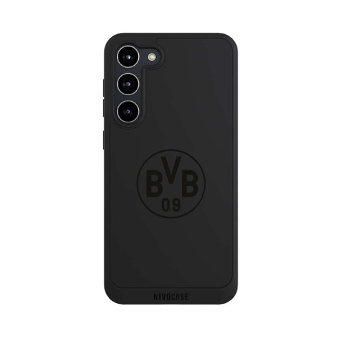 Samsung Galaxy S23+ NIVOpure BVB Logo Schwarz Transparent