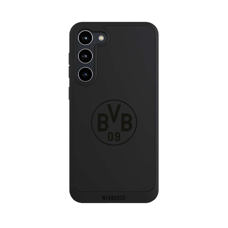 Galaxy S23 + NIVOpure BVB Logo Schwarz Transparent