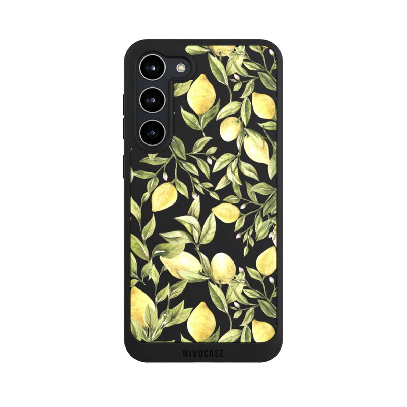 Galaxy S23 + NIVOpure Lemon Summer Pattern Transparent
