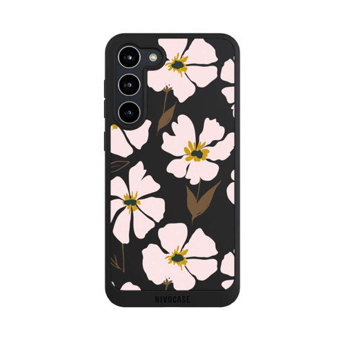 Samsung Galaxy S23+ NIVOpure Simple Pastell Flowers Rose Transparent