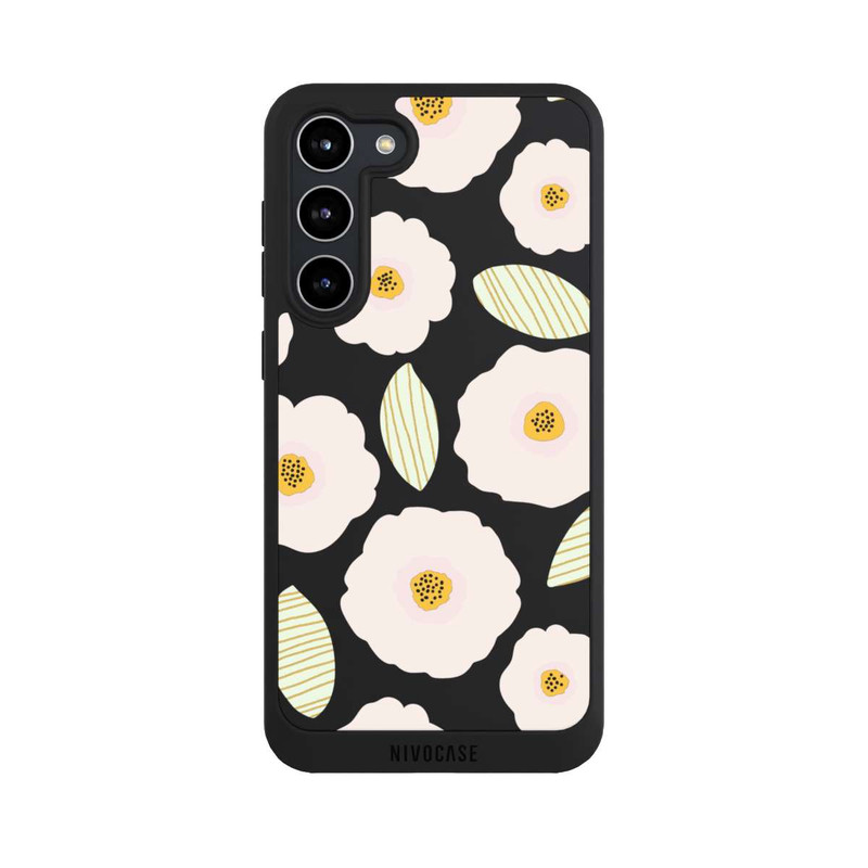 Galaxy S23 + NIVOpure Simple Pastell Flowers Light Transparent