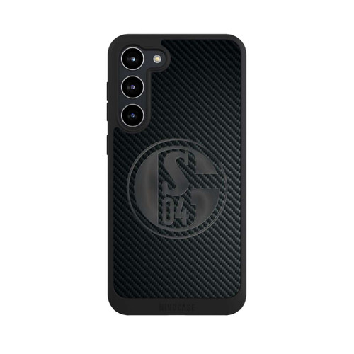 Samsung Galaxy S23+ NIVOpure Schalke 04 Carbon Look