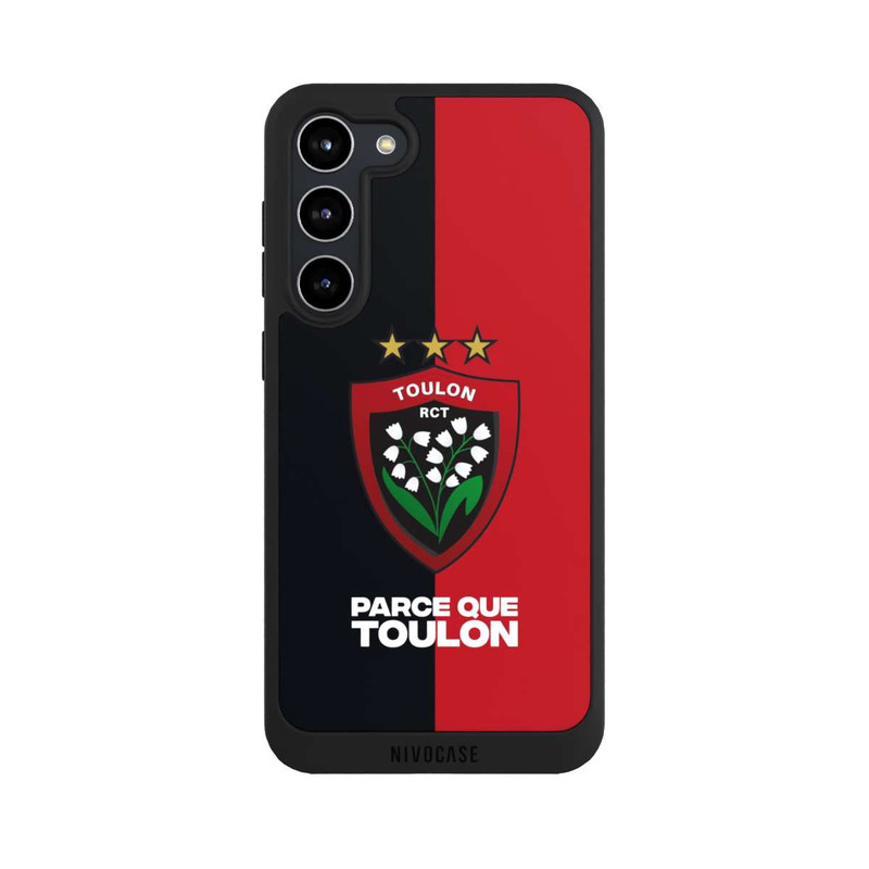 Galaxy S23 + NIVOpure RCT Logo Rouge Noir