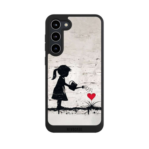 Samsung Galaxy S23+ NIVOpure Girl Watering Bunch of Flowers 