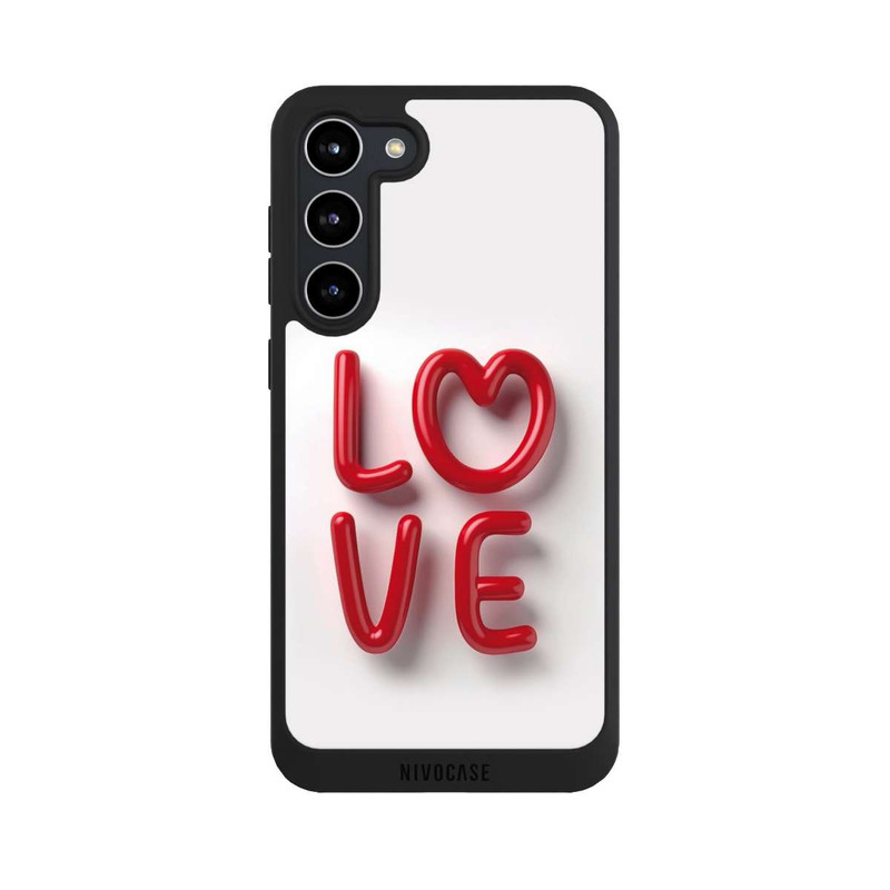 Galaxy S23 + NIVOpure Love Statement Red with AI