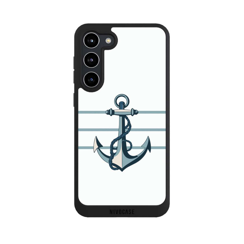 Galaxy S23 + NIVOpure Anchor Line White mit KI