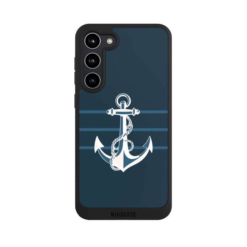 Galaxy S23 + NIVOpure Anchor Line Blue with AI