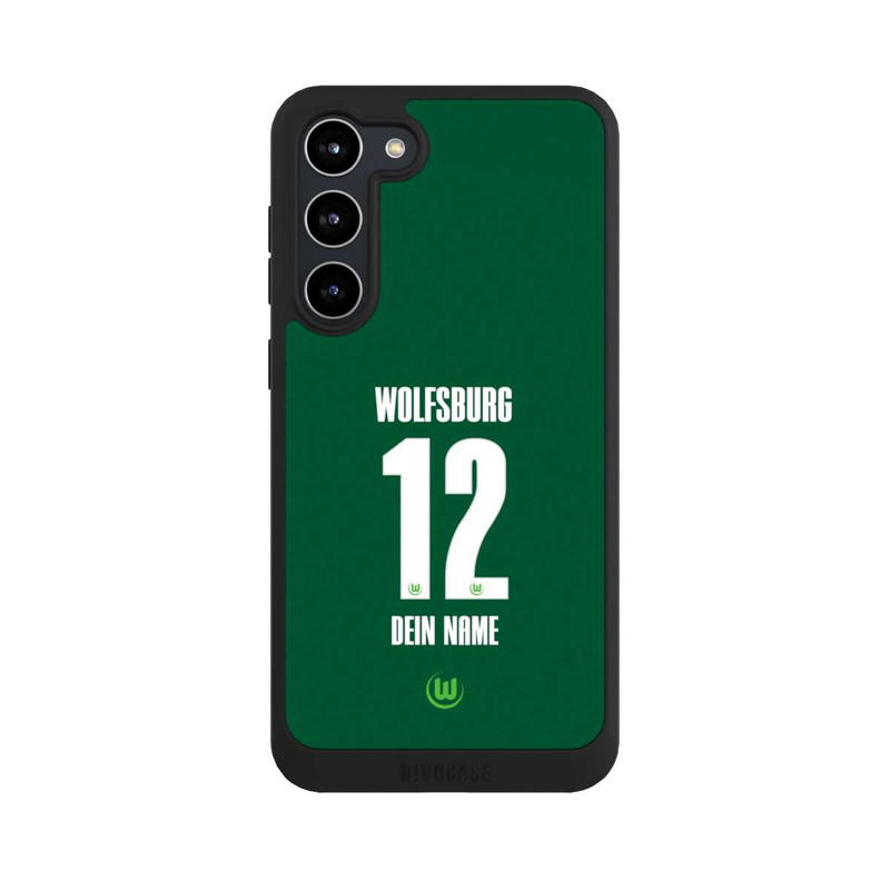 Galaxy S23 + NIVOpure VfL Wolfsburg Trikot Personalisierbar 25-26