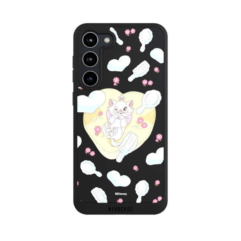 Galaxy S23 + NIVOpure Aristocats Marie Herzen Gelb Transparent