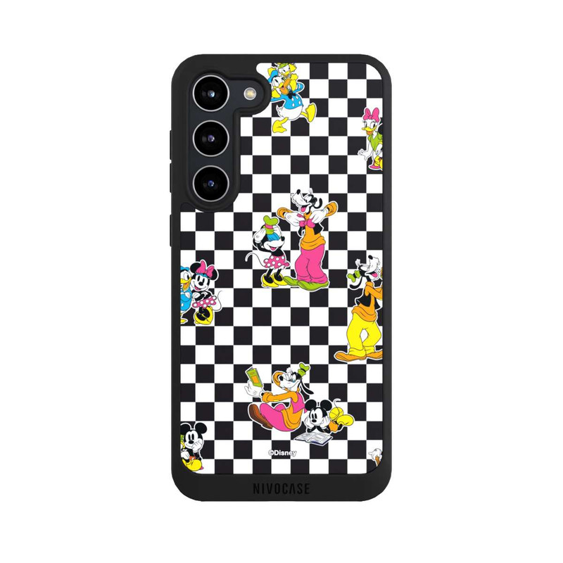 Galaxy S23 + NIVOpure Donald and Friends Pattern Black and White