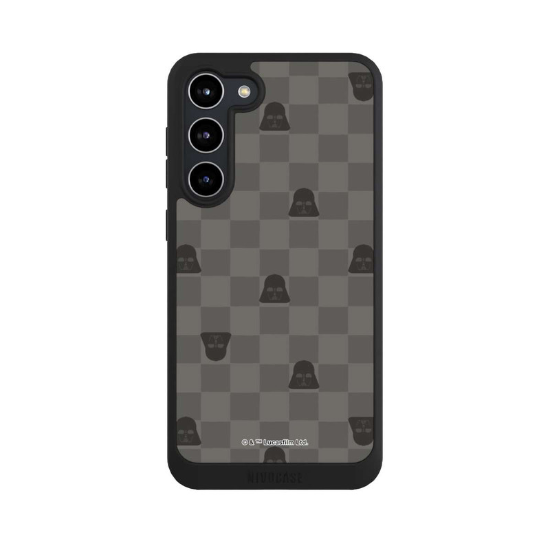 Galaxy S23 + NIVOpure Darth Vader Schachbrettmuster Schwarz