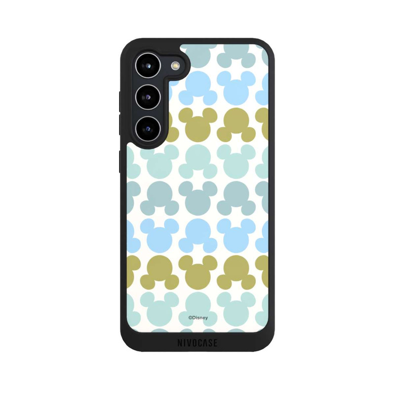 Galaxy S23 + NIVOpure Disney Mickey Icon Pattern Green and Blue