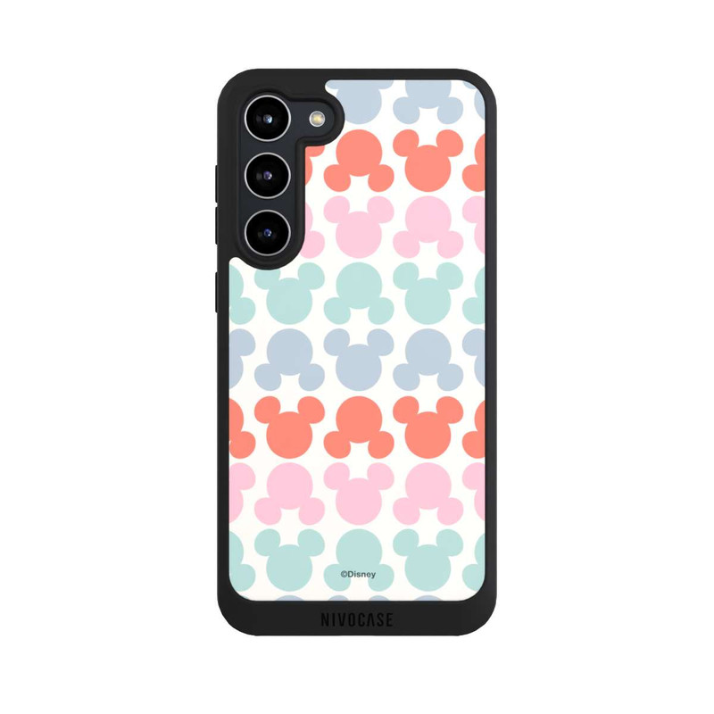 Galaxy S23 + NIVOpure Disney Mickey Icon Pattern Red and Pink