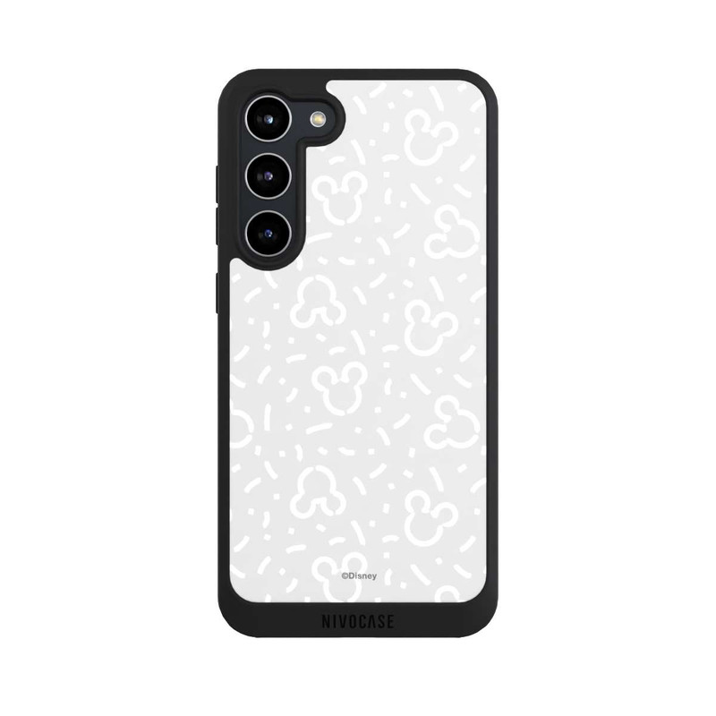 Galaxy S23 + NIVOpure Disney Mickey Icon Pattern Grey
