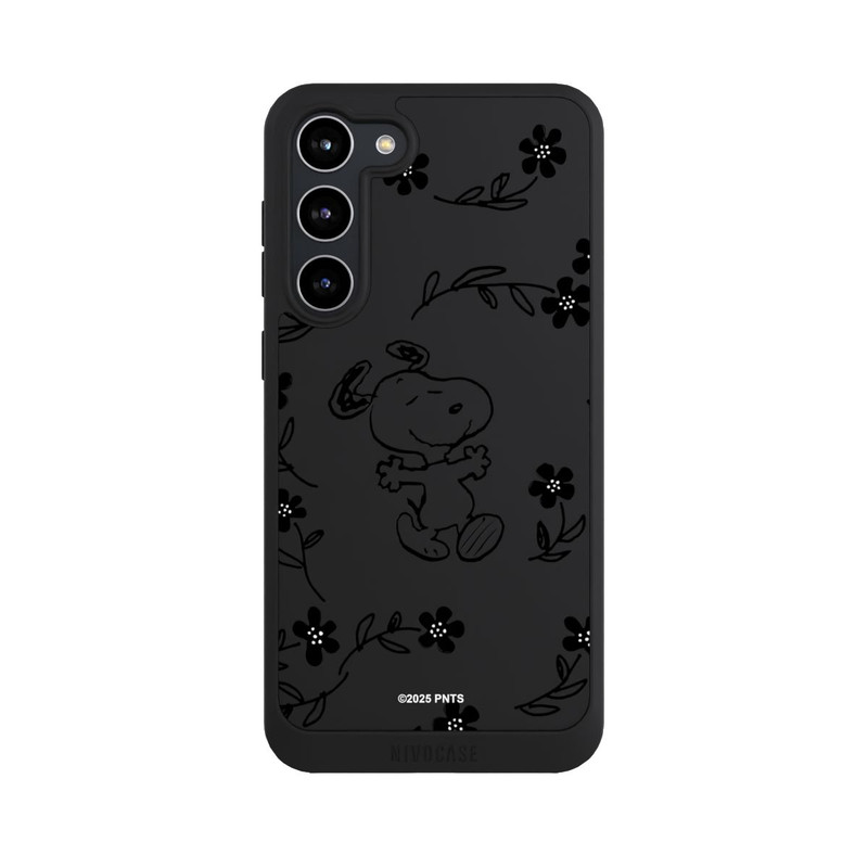 Galaxy S23 + NIVOpure Snoopy und Flowers Transparent