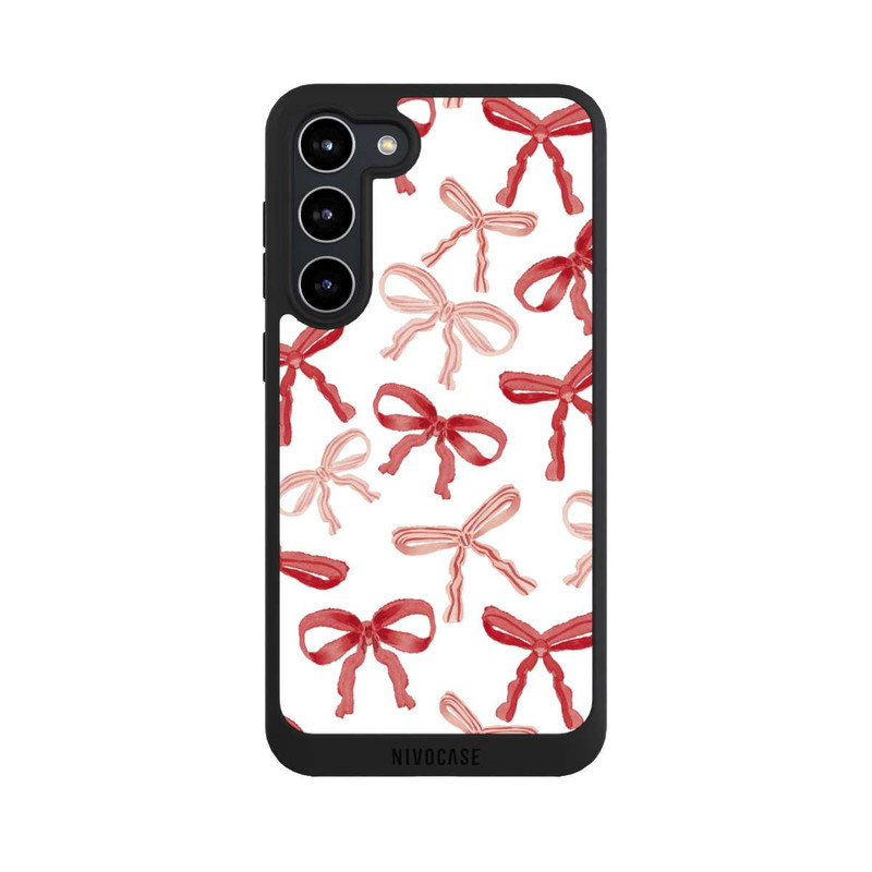 Galaxy S23 + NIVOpure Red Bows Pattern