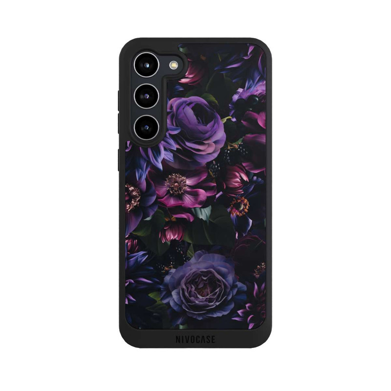 Galaxy S23 + NIVOpure Dunkle Lila Blüten 