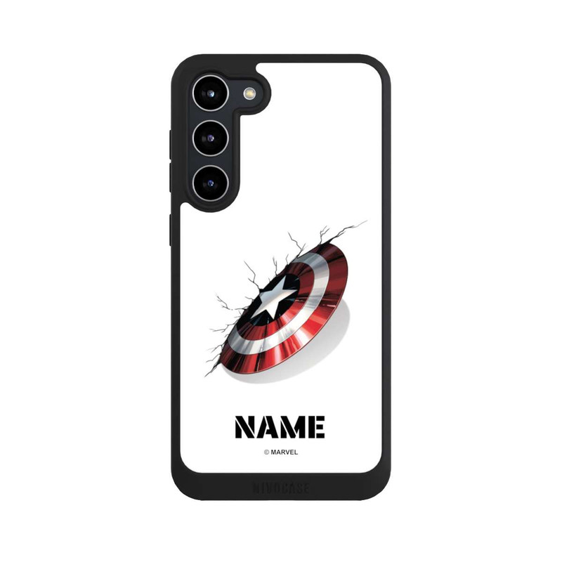 Galaxy S23 + NIVOpure Captain America Shield Personalisierbar