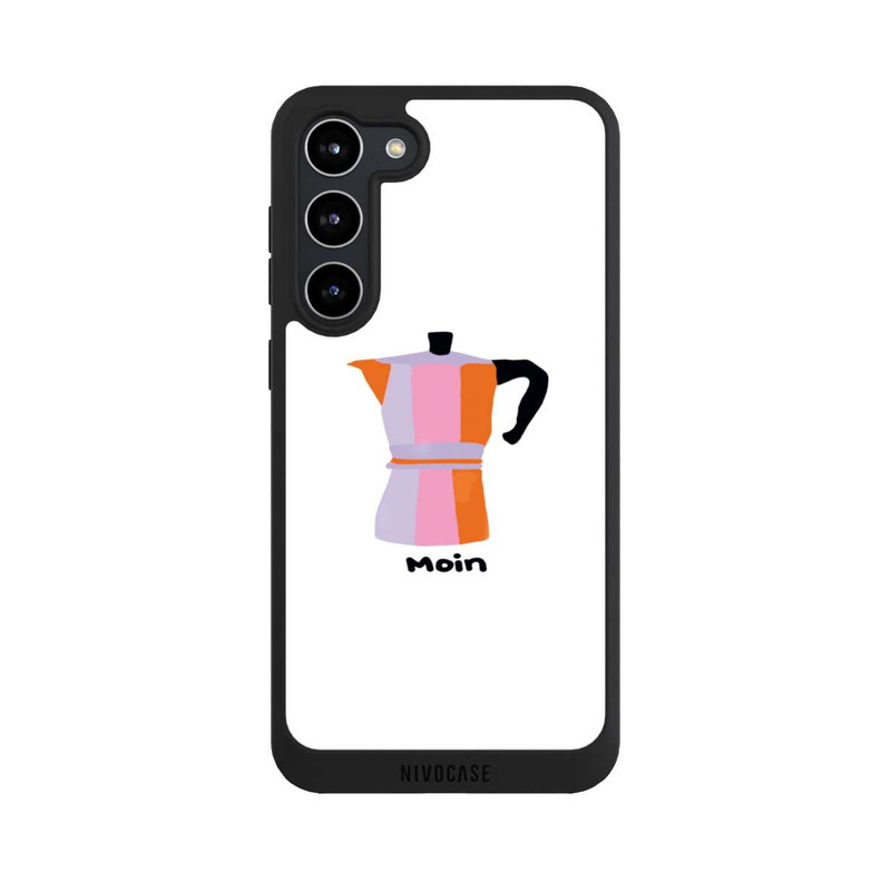 Galaxy S23 + NIVOpure Kaffeemaschine Moin