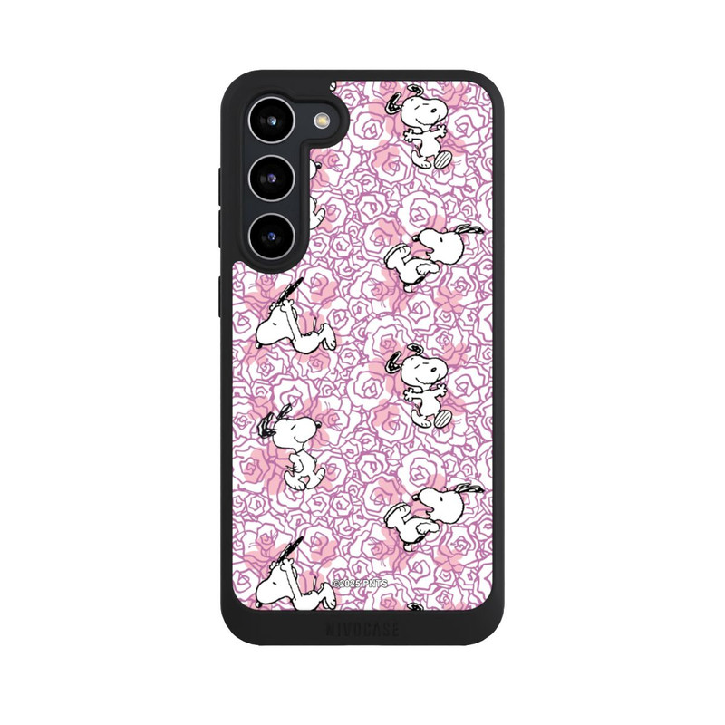 Galaxy S23 + NIVOpure Peanuts Pink Roses Pattern