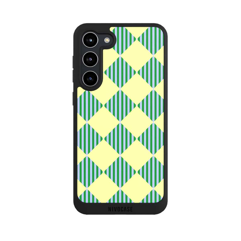 Galaxy S23 + NIVOpure Diamond Pattern Yellow Green