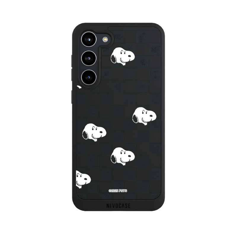 Galaxy S23 + NIVOpure Snoopy Checked Pattern