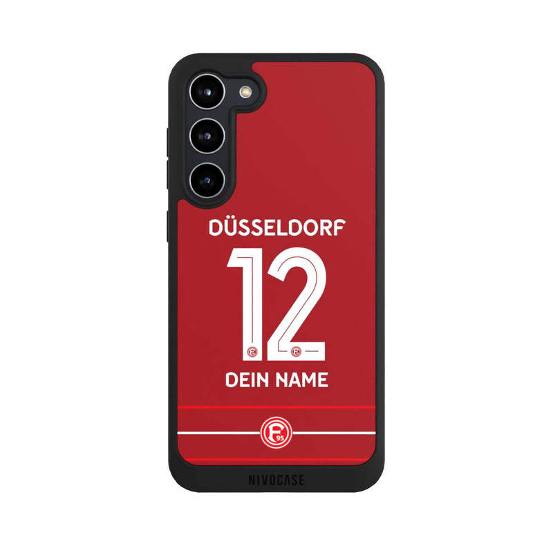 Galaxy S23 + NIVOpure Fortuna Düsseldorf Trikot Personalisierbar 25-26