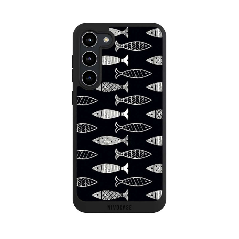 Galaxy S23 + NIVOpure Black Fishy Theme