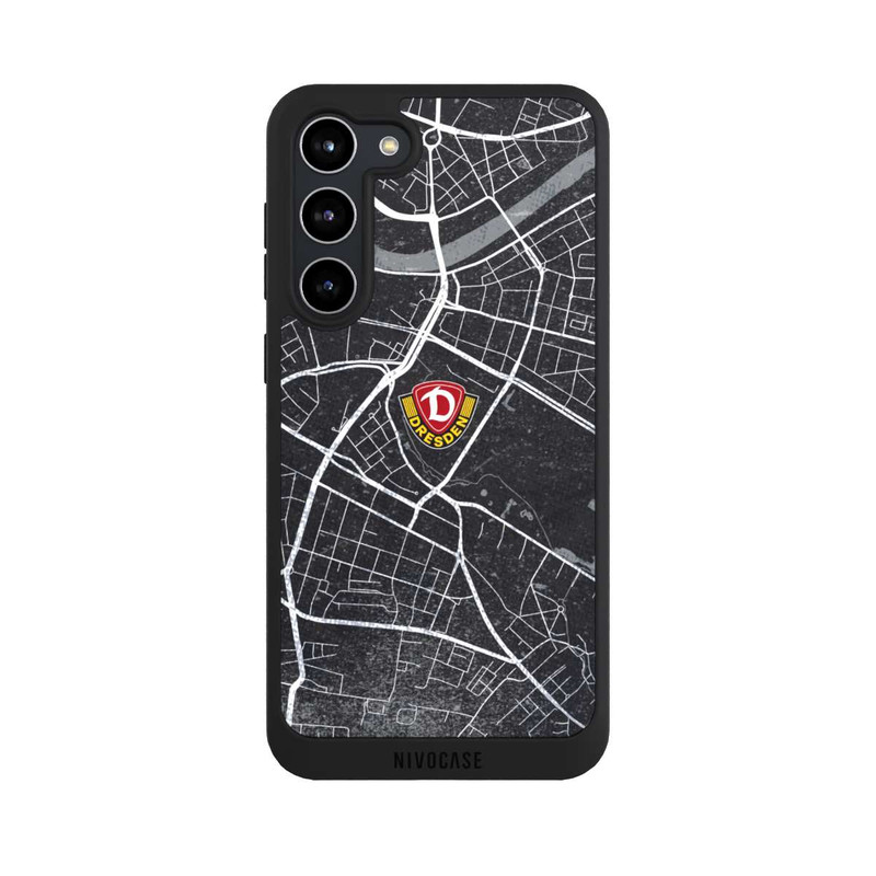 Galaxy S23 + NIVOpure Dynamo Dresden Stadtplan