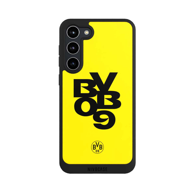 Galaxy S23 + NIVOpure BVB09 Schwarz Gelb