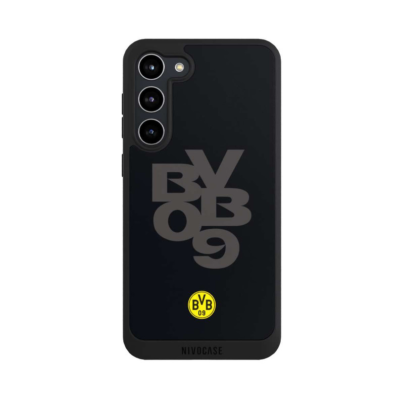 Galaxy S23 + NIVOpure BVB09 Grau Schwarz