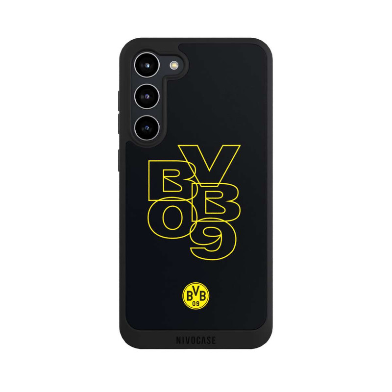 Galaxy S23 + NIVOpure BVB09 Gelb Schwarz