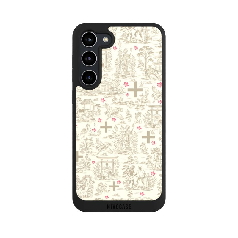 Galaxy S23 + NIVOpure Bayer 04 Muster Beige