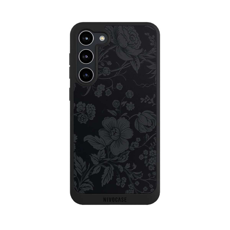 Galaxy S23 + NIVOpure Fleur Foncée Look Vintage