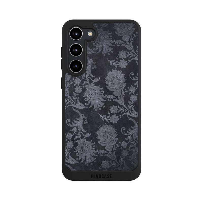 Galaxy S23 + NIVOpure Königlich schwarze Tapete