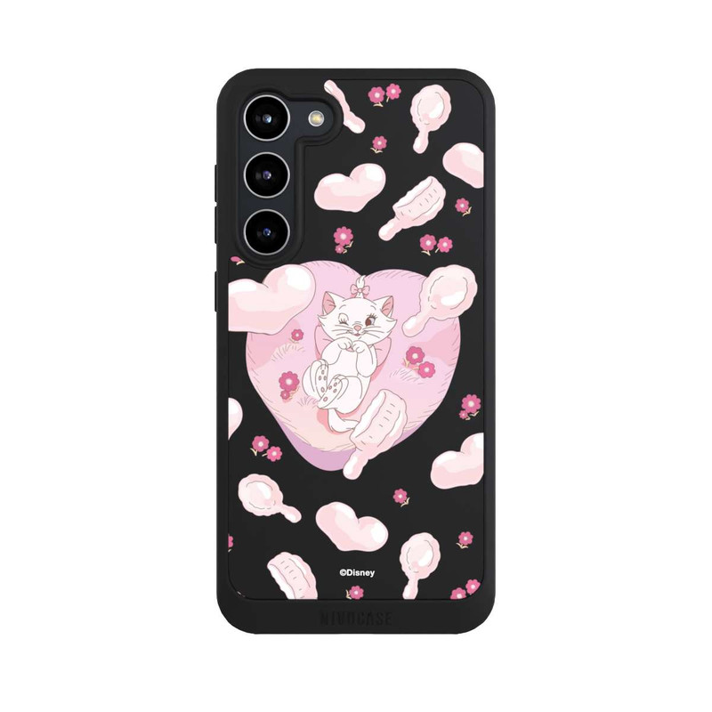 Galaxy S23 + NIVOpure Aristocats Marie Herzen Pink Transparent