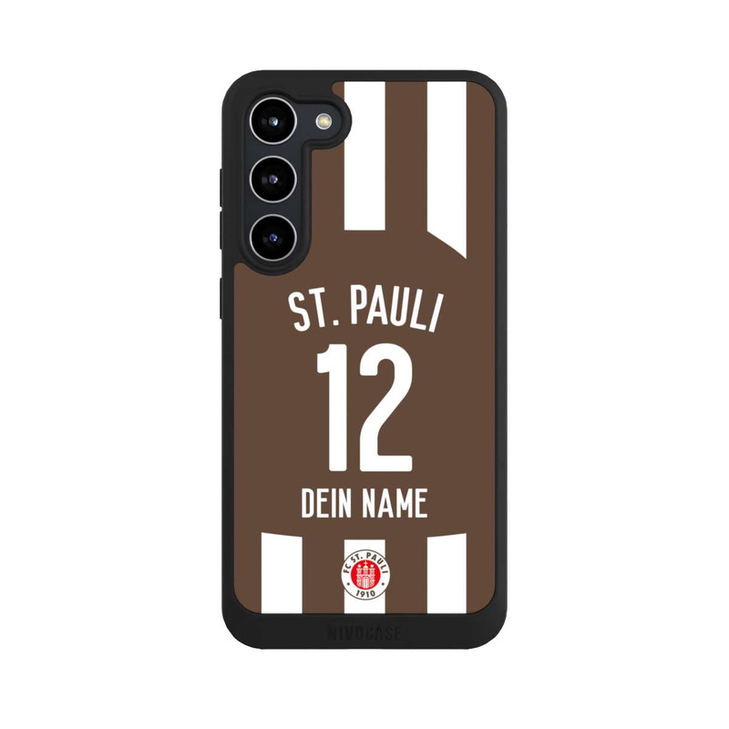 Galaxy S23 + NIVOpure FC St. Pauli Trikot Personalisierbar 25-26